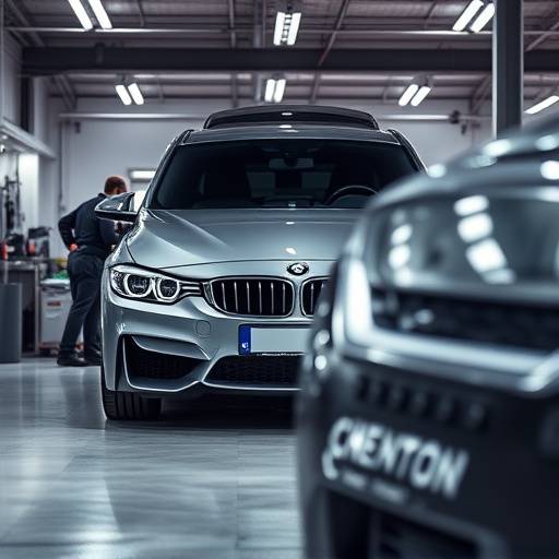 Car being professionally serviced at AutoCare Solutions
